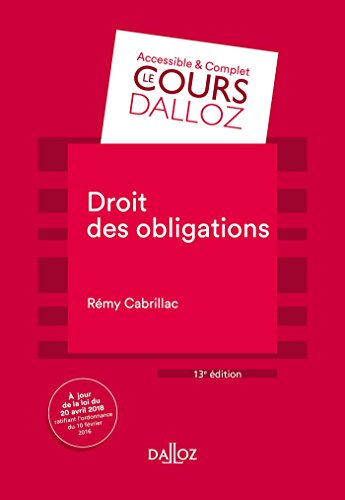 Droit des obligations (French)